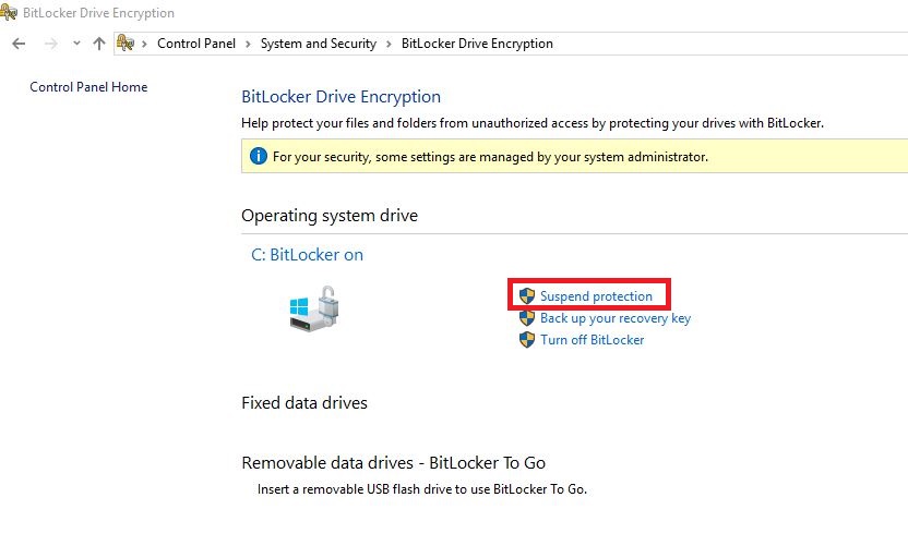 The latest BIOS update on my laptop turned on BitLocker -This seems like a production bug? 5f2ac66f-d7bf-4f09-b5ff-d53c94556569?upload=true.jpg