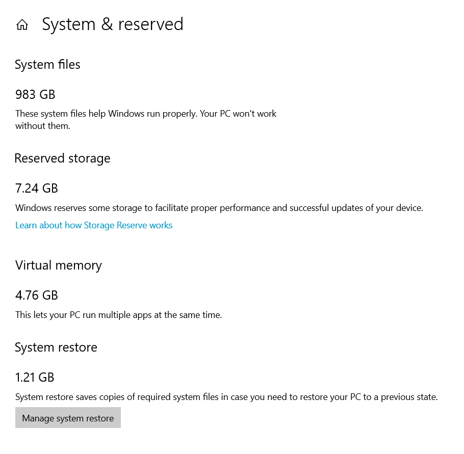 Windows system settings shows my 1TB drive as a 2TB drive with 980GB of system files 5f56b94e-5ccb-4f80-8dd0-d24721dc15c9?upload=true.png