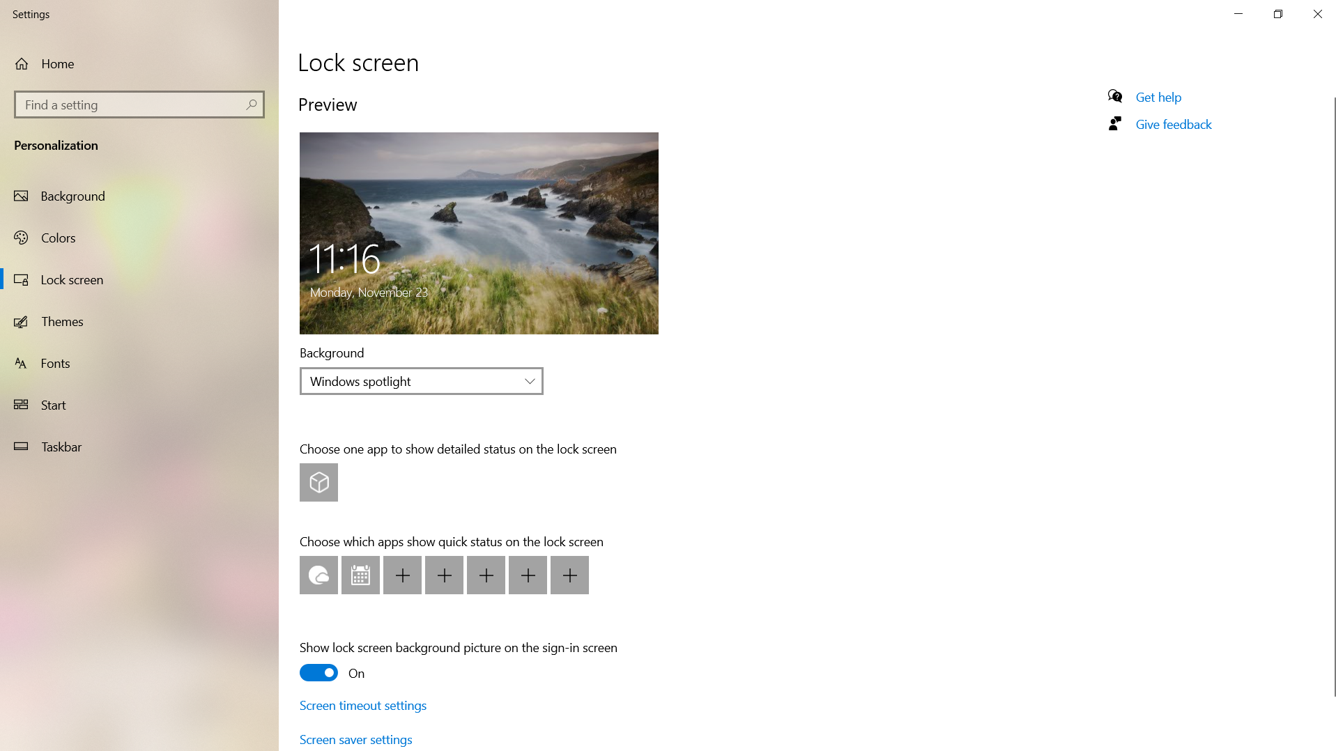 Windows Soptlight changing in settings - not visible in lockscreen 5f5c28cf-b7b9-4b2b-99c0-8335b076e462?upload=true.png