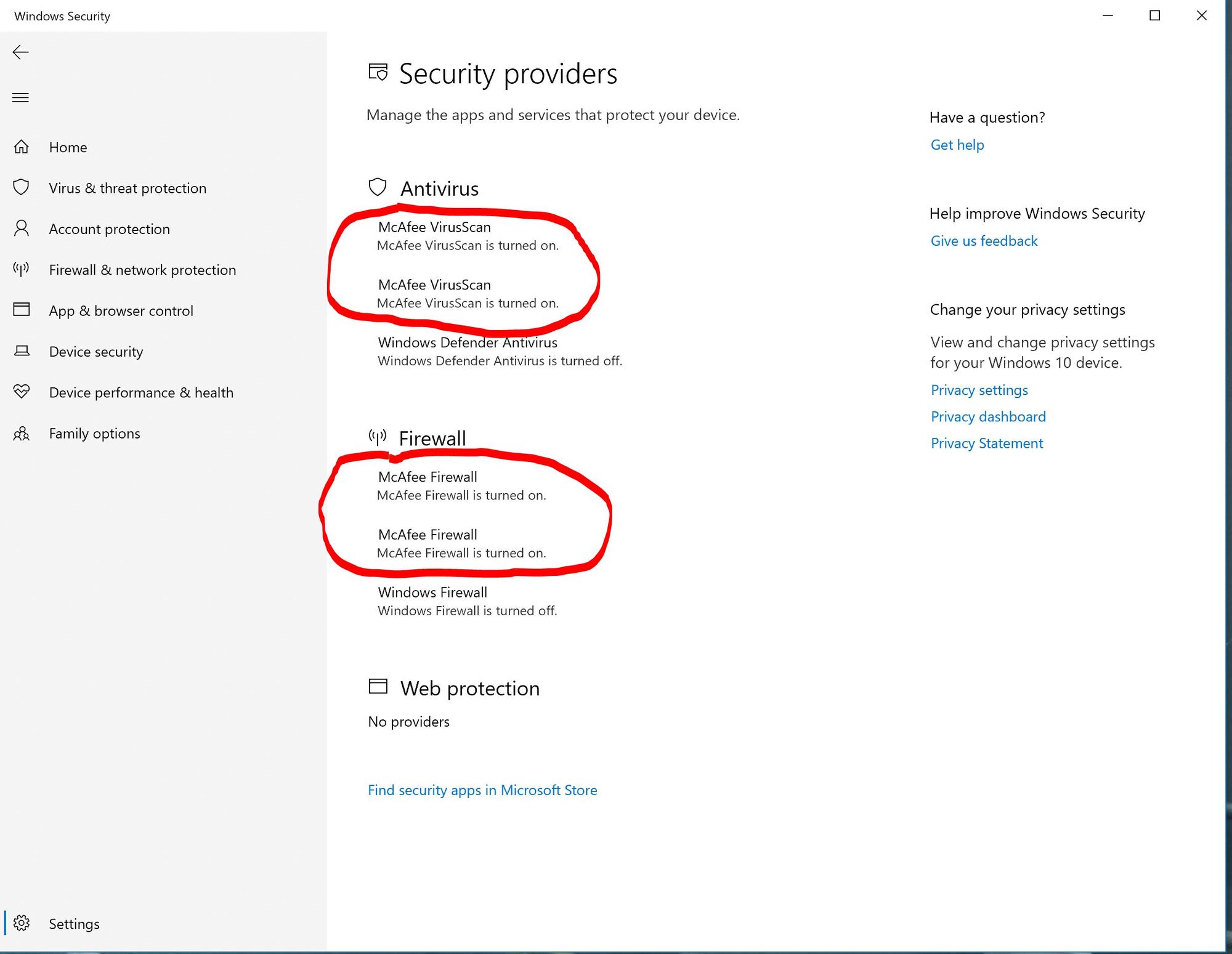 Windows Security - Showing TWO 2 Mcafee Apps in Settings Security since last Windows Update 5fb2d2fb-007d-496f-b04b-f5dc81266da2?upload=true.jpg
