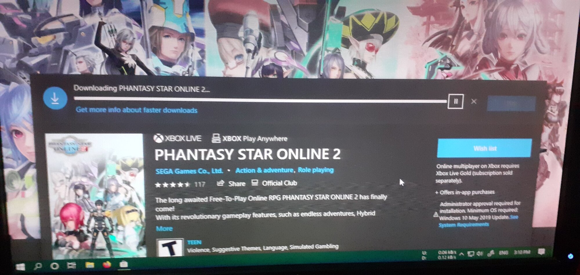 Microsoft Store, stuck on "Downloading Phantasy Star Online 2..." 5fc253a3-02d3-4ea7-9300-cc651d1a8520?upload=true.jpg
