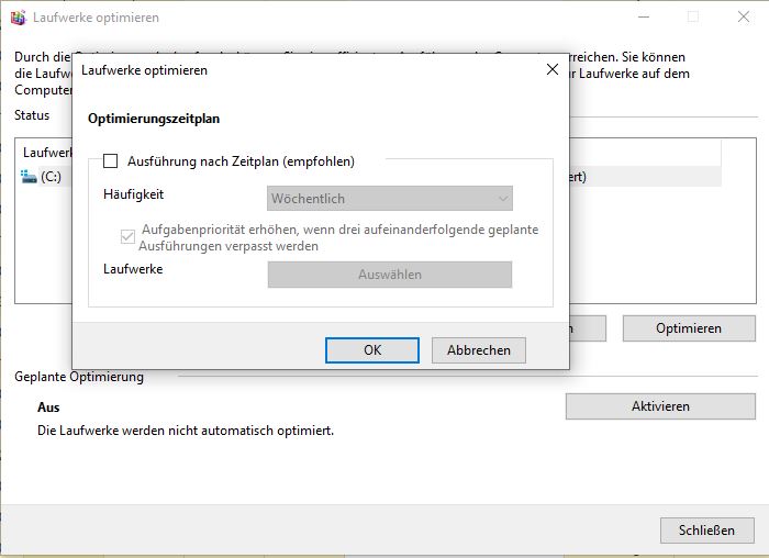 Turn off Automatic defragmentation in Windows 10 - for real 6018b8f8-358f-4cd0-9750-f003edcea90c?upload=true.jpg