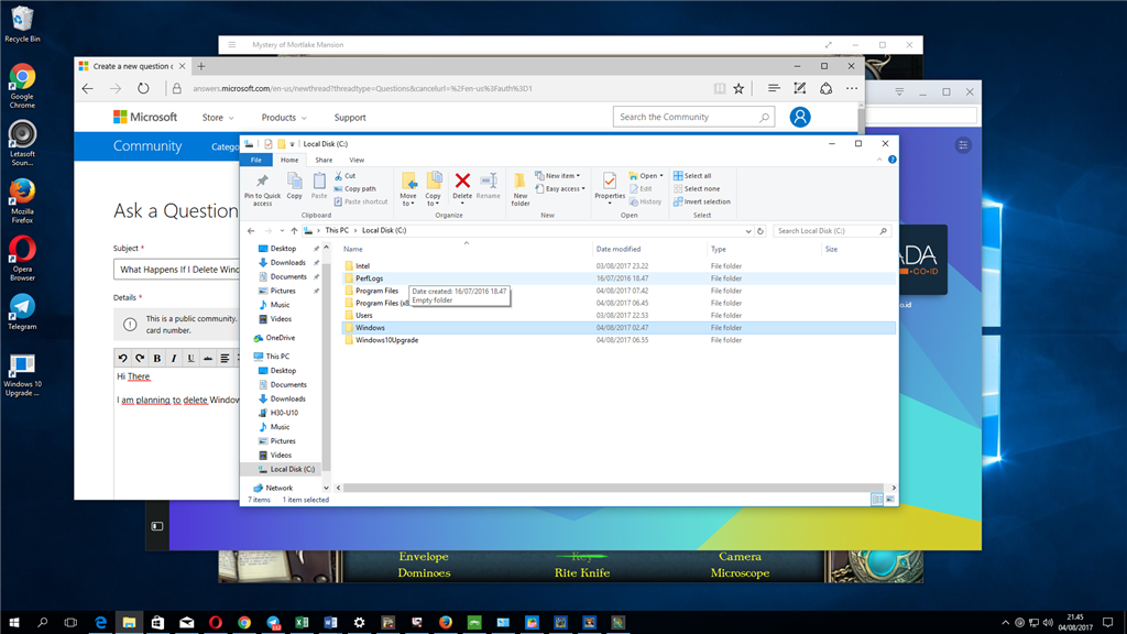what will happen if i delete windows folder in local disk 60279eae-4591-44d7-8fb1-fdb2e55f9d9b.png