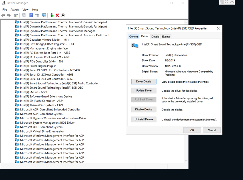 Audio driver and MaxxAudio Pro are not working 6035dde5-8a6a-4e66-8632-f1e9409ea20d?upload=true.png
