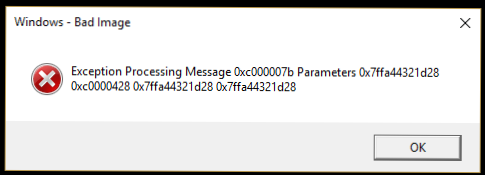 Windows 10 1903, msra popup bad image 0xc0000428 error. 605df11f-78aa-4442-aa11-e2c24f990f10.png