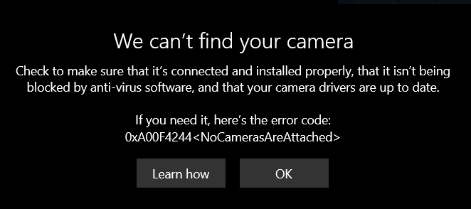 My laptop camera is not working 60845cd8-13f7-4129-a22d-f14c159371d2?upload=true.png