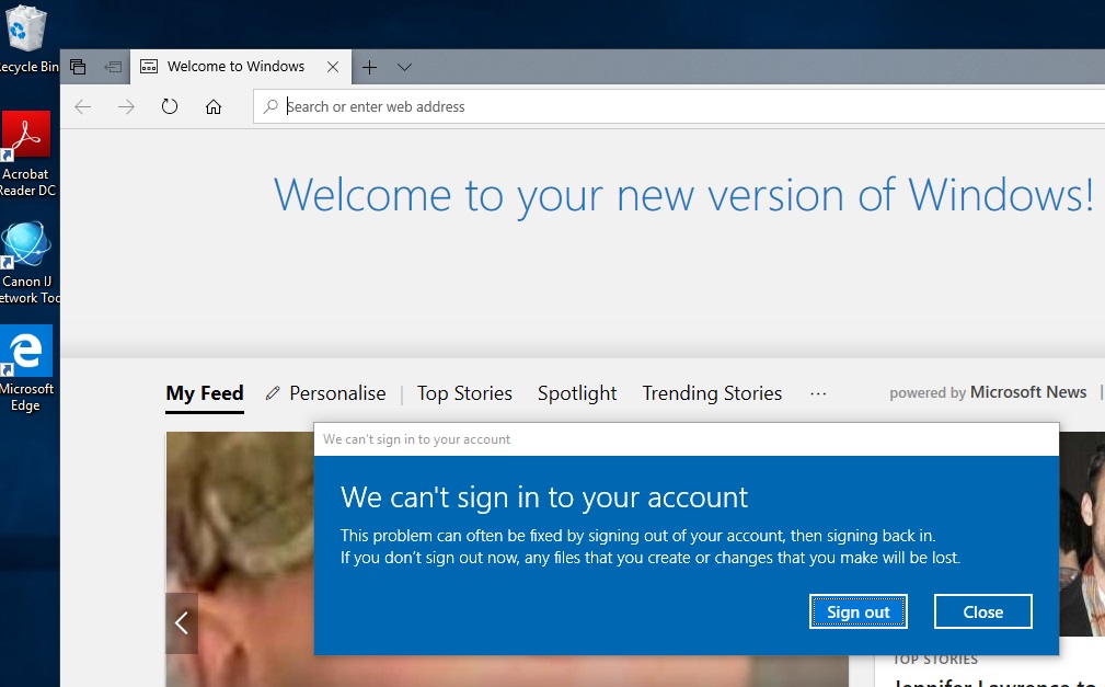 Loss of desktop and bookmarks with message 608b2fc6-ee87-4199-9a82-291e13d49340?upload=true.jpg
