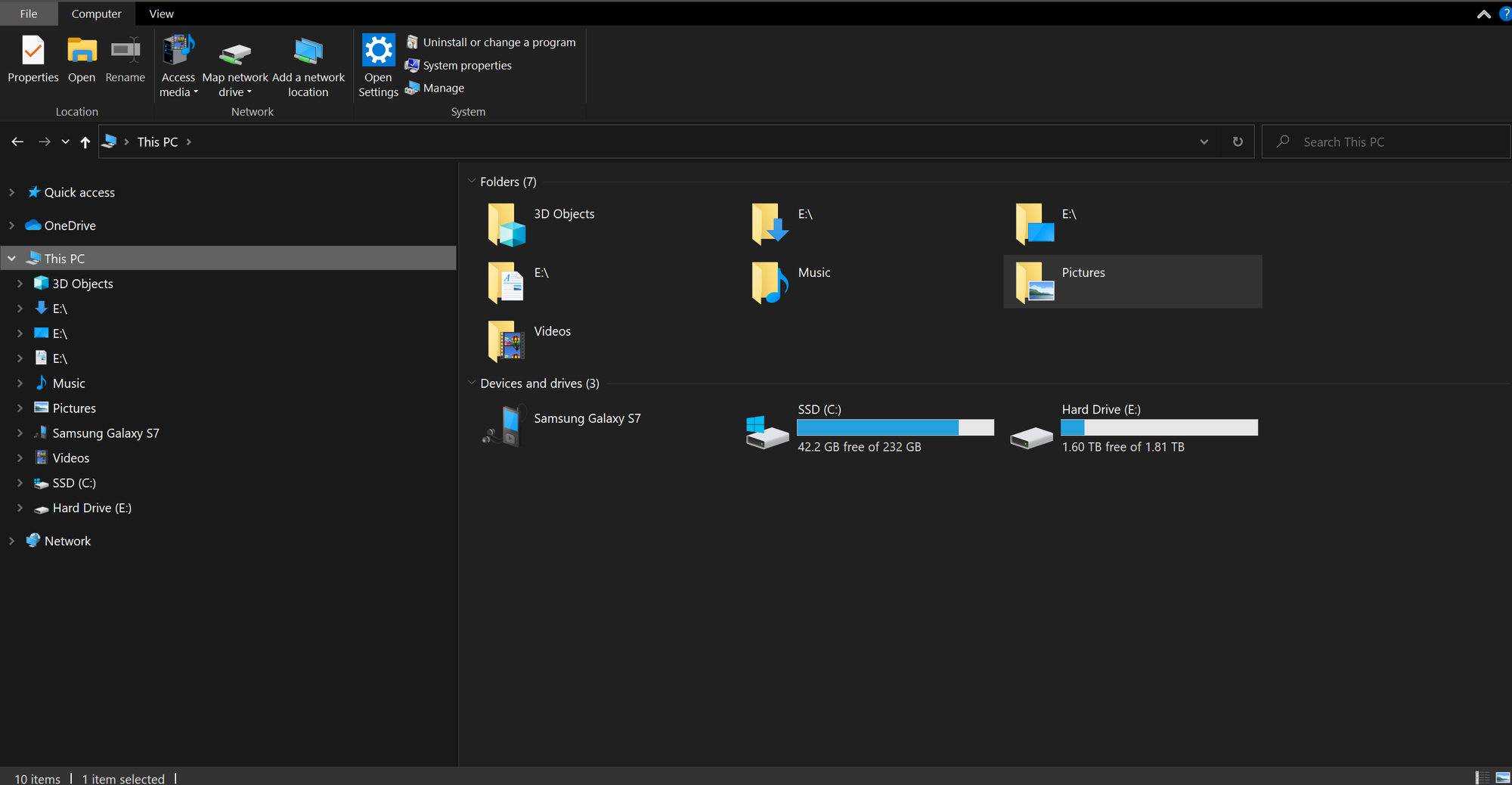 I tried to move my Documents, Downloads and Desktop folders to my E drive and now they're... 60991f94-dd44-4e82-9cce-603a57d53ff1?upload=true.png