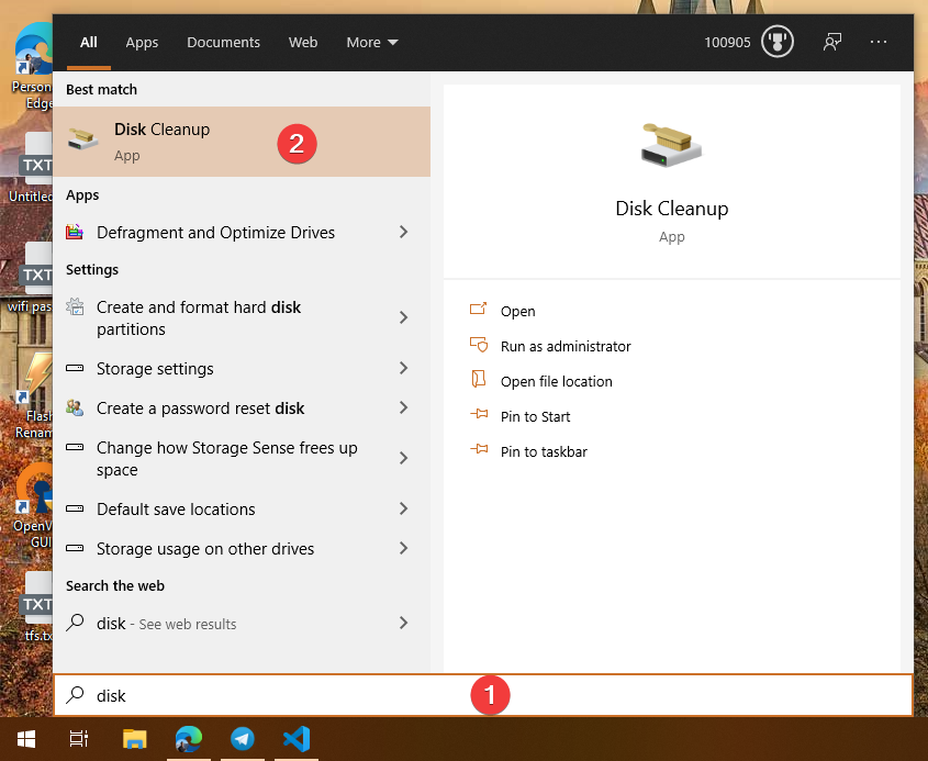 Disk Cleanup to Free up disk space in Windows 10 60b1a67e-a068-46a6-a9df-450bc8142552?upload=true.png