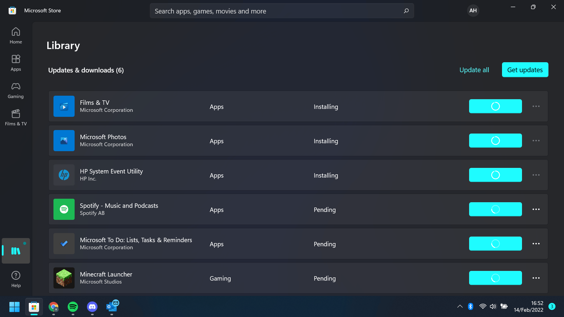 Microsoft store windows 11 stuck on loading and Updates stopped working. 610a730e-666b-49e8-85db-fc2cbddcb8b6?upload=true.png