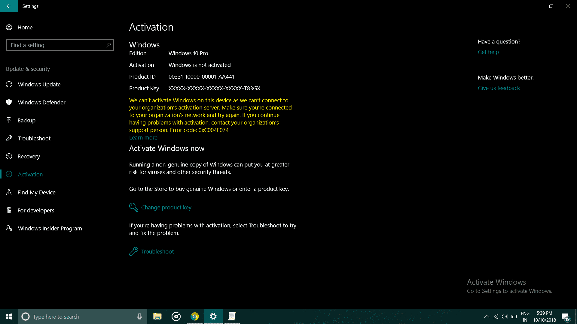 windows update and activation error 617383b4-b2dc-486c-9e89-00ca84f6061a?upload=true.png