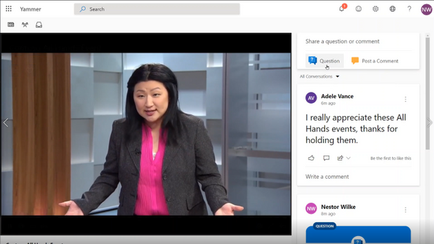 What is new for Yammer at Microsoft Ignite 2020 618x348?v=1.png