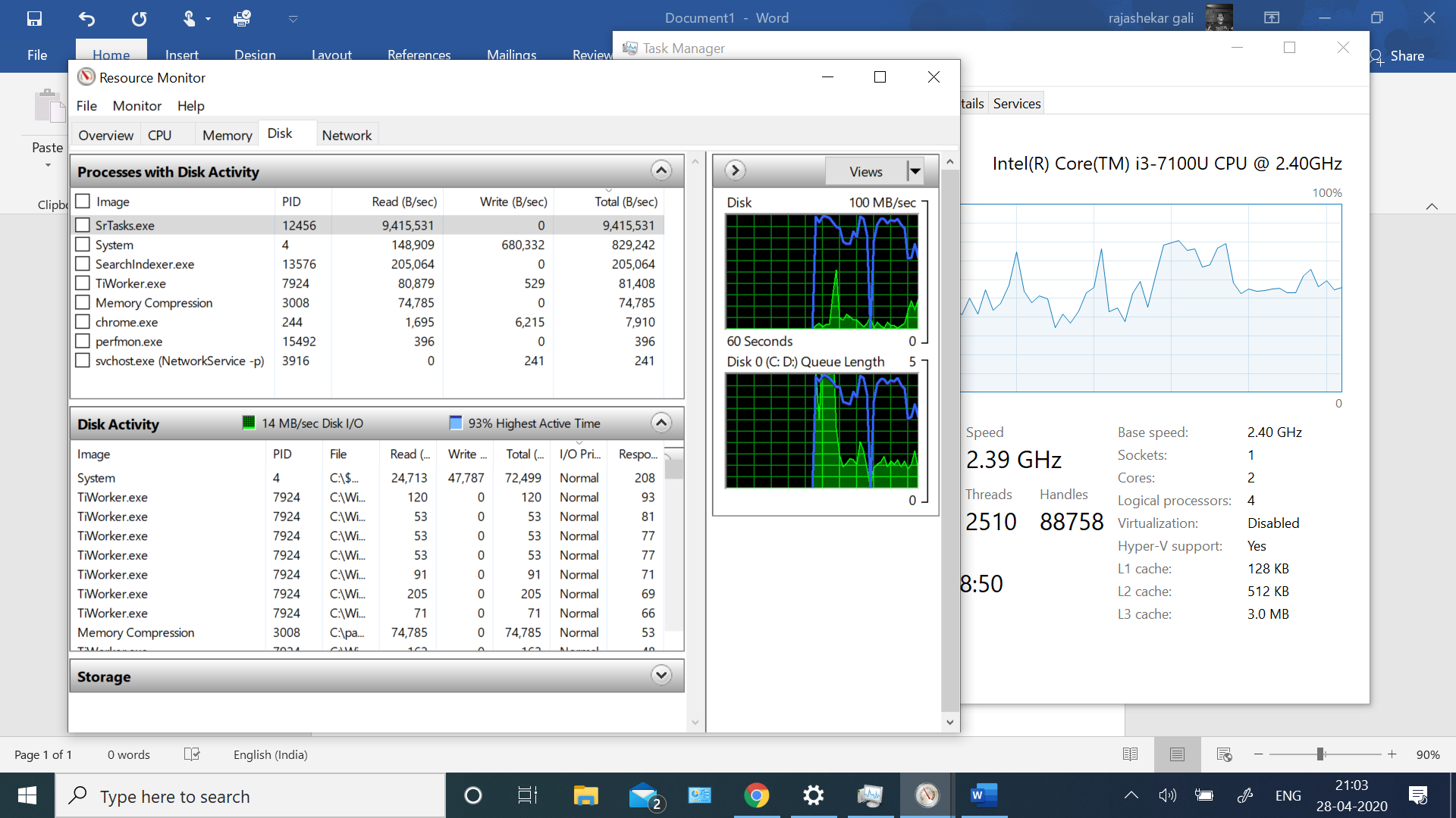 100% total utilisation across all physical drives 62231d97-ff37-4d69-b20a-56e3557f2823?upload=true.png
