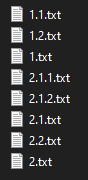Is it possible to hierarchically sort files and folders correctly? 6238f9b8-61b3-41a8-b9e2-4474abc3efd1?upload=true.png