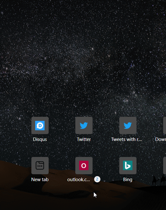 How to add and remove Outlook Smart Tile to New Tab Page in Edge 6279e85a2a1ff8ae84d366e4ce2a1af4ea46c3662831d83ca8d7081f193dca57.gif