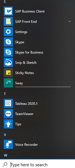 "Type here to search" showing the apps in black and white 6293530f-e27c-4a49-a8b9-36e85aaf6aff?upload=true.jpg