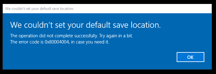 Unable to set the default save location of windows apps to my secondary drive, ERROR CODE:... 62cfb5a1-f3de-4906-9fae-75e5a5c73e8a?upload=true.png