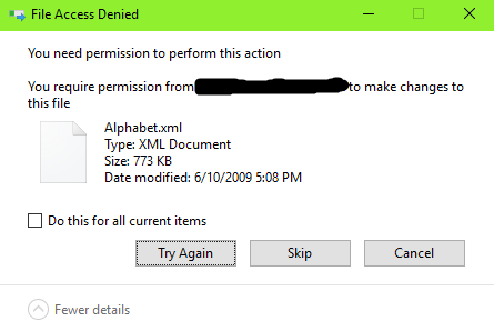 Windows treating copy of Program Files like the original + I need permission from myself to... 62d3224e-dc19-4b00-8eb3-dd548ac9f3a2?upload=true.png