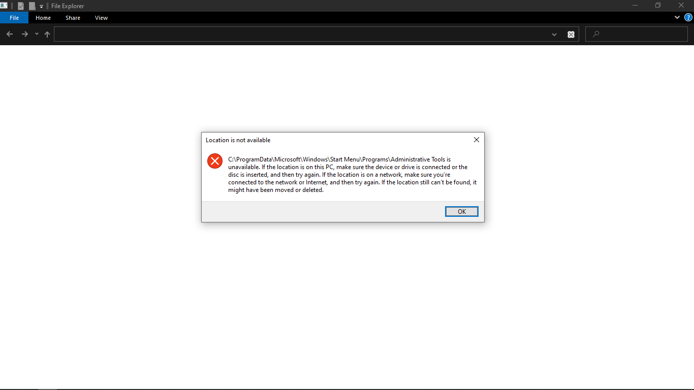 Unable to access administrative tools 635b705a-fcb0-4e63-ad7d-1d13f0e2f14a?upload=true.png