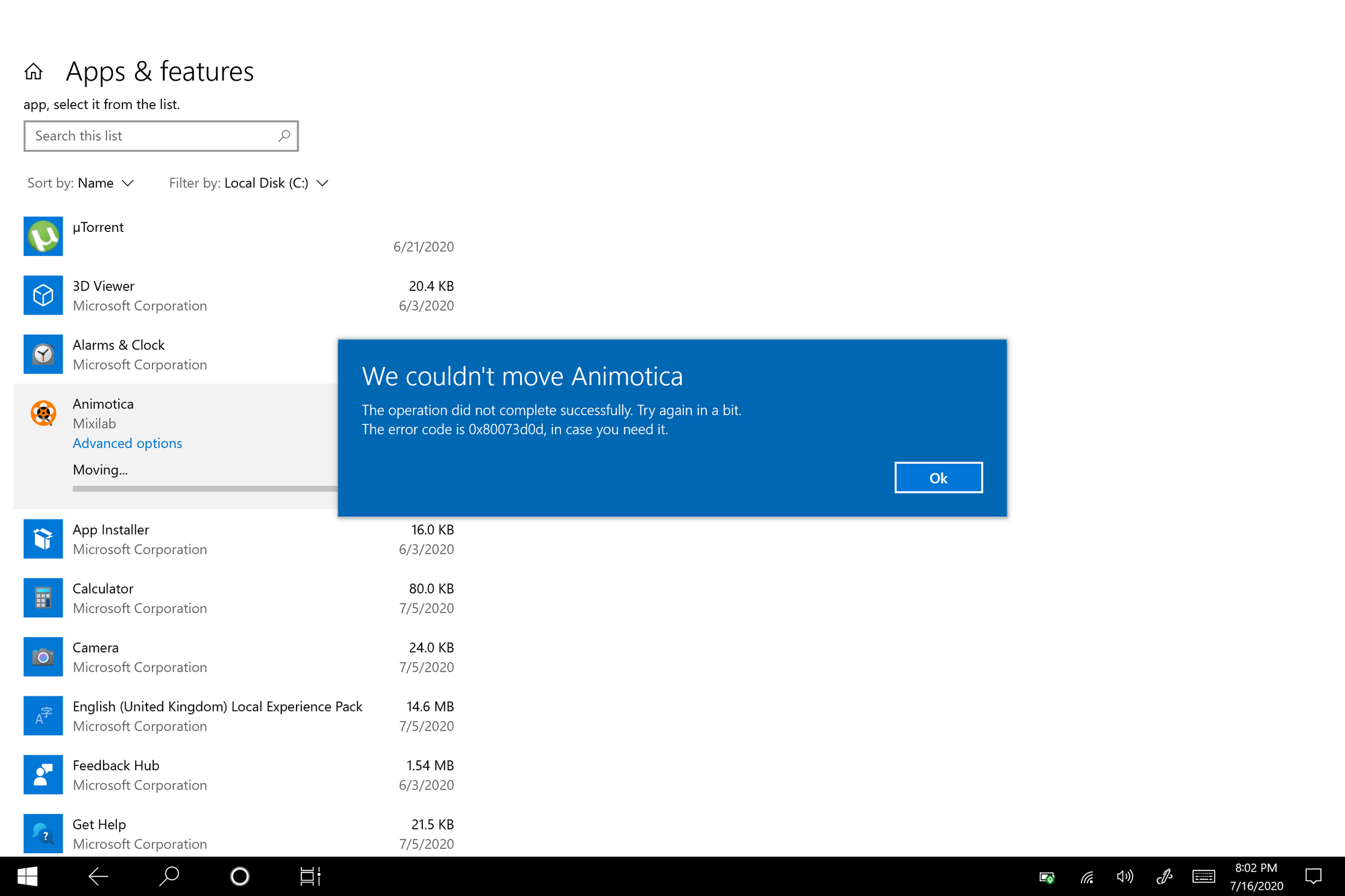 error code:0*80073d0d when moving app to SD card 63db7e26-483e-4a97-9b05-da7c244be6f1?upload=true.png