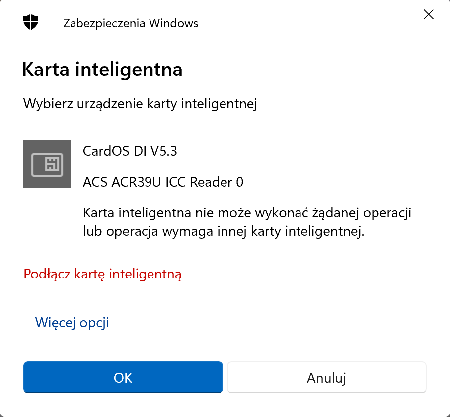 The smart card cannot perform the requested operation 63df85b7-b04b-44d0-a8dc-700882a5b8f2?upload=true.png