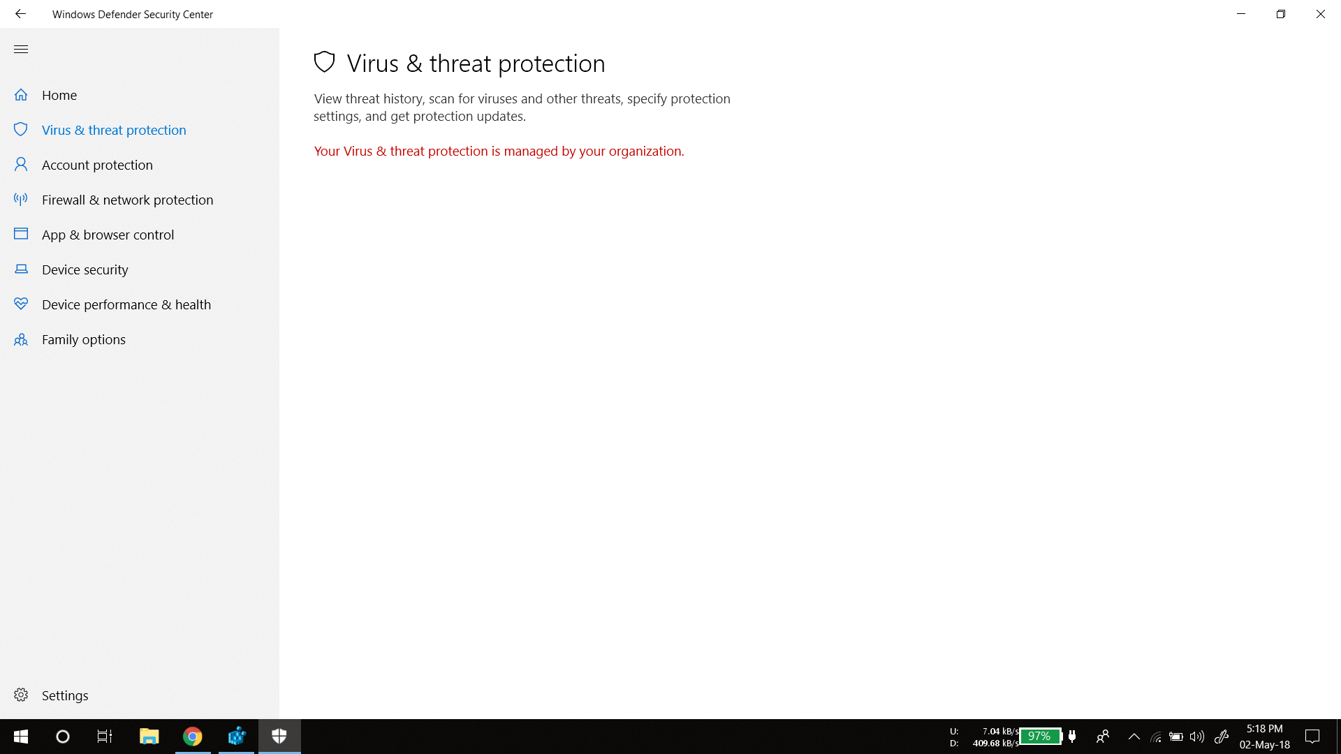 virus & threat protection is managed by your organization at windows defender in windows 10... 6408d6ee-1c20-4c97-bf4e-3622cf2cee50?upload=true.png