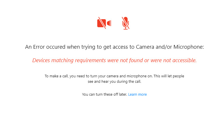 When trying to connect on FB Messanger, it shows I have no camera. But when I try to access... 644924e8-7f18-43a4-9f56-2679b08eba31?upload=true.png