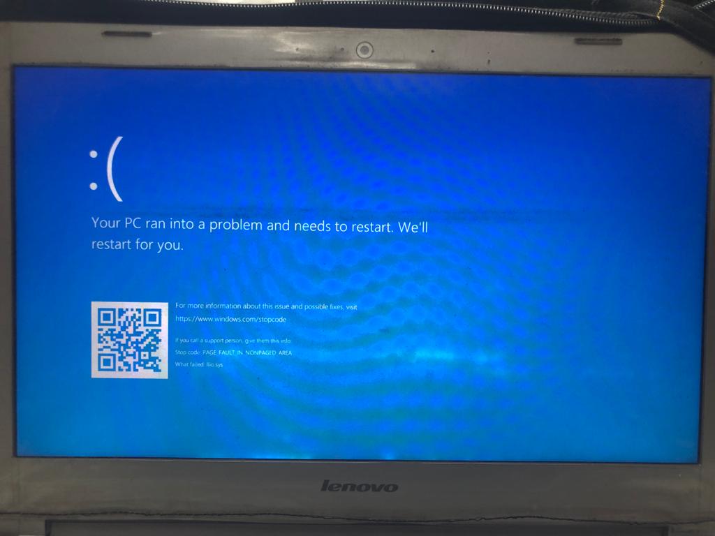 blue screen error in windows 10 latest update "PAGE_FAULT_IN_NONPAGED_AREA 646baabc-a8b0-49d9-916a-4a39ba999a99?upload=true.jpg