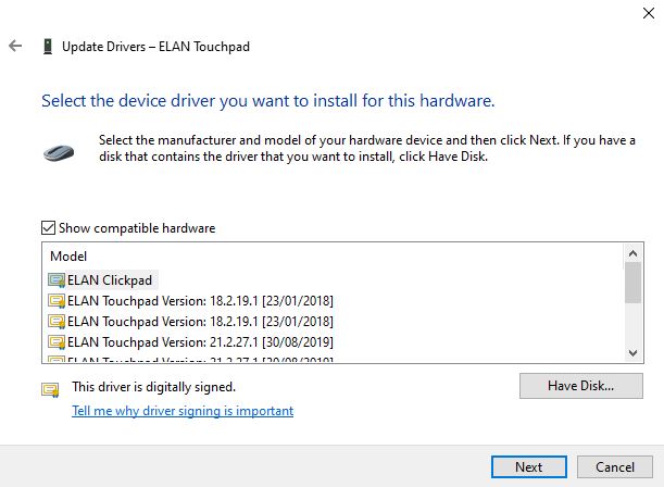 ELAN Touchpad not working "device not present" on HP laptop 64b3222c-e932-449f-bad8-c98ed9a13617?upload=true.jpg
