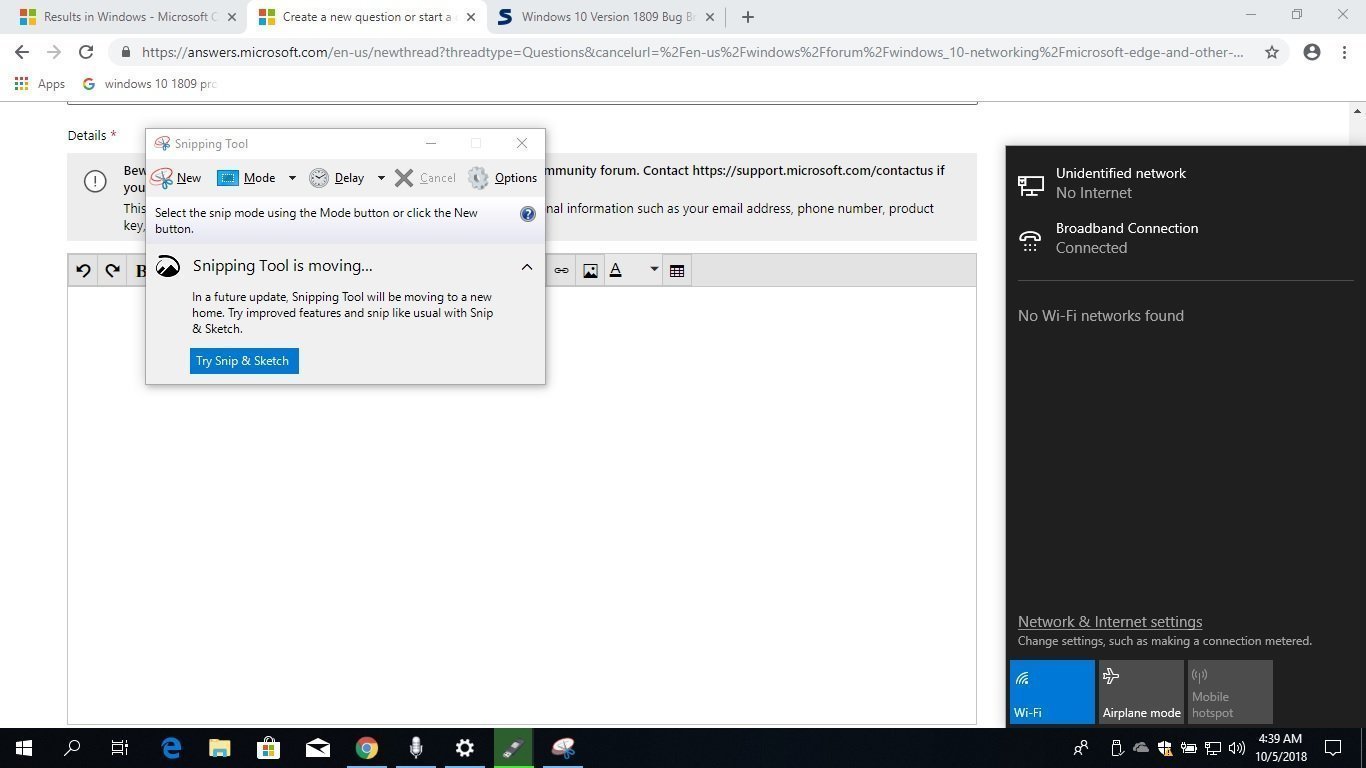 Windows 10 1809 net connection problem 65088803-d027-4cac-b303-c0a9b9d9f862?upload=true.jpg