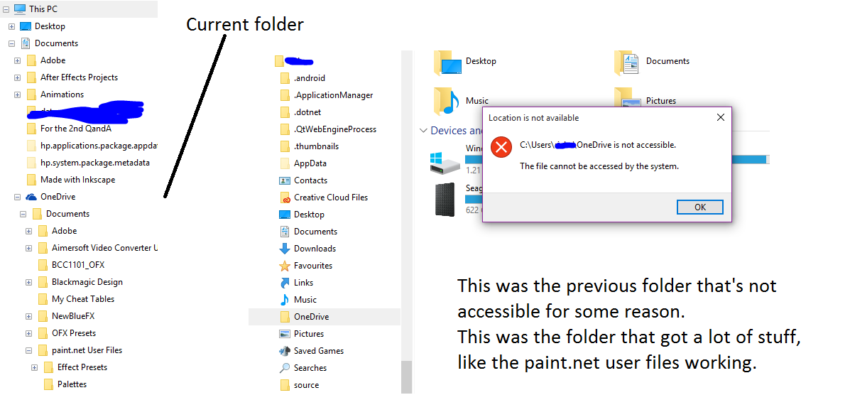 OneDrive folder unaccessable - HELP 651a1a1a-8629-40b7-8de3-2b97c23983fe?upload=true.png