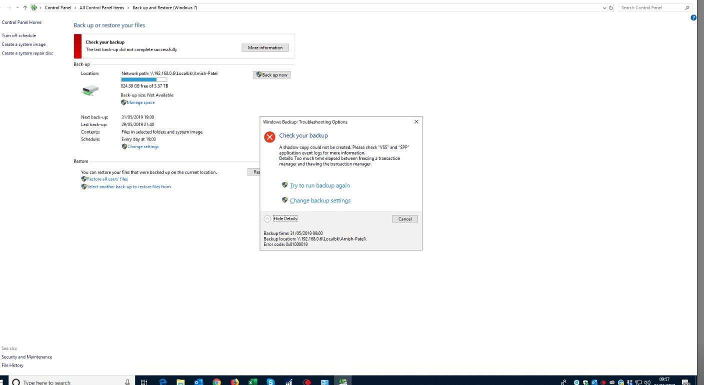 Windows 10 Backup Error -"A shadow copy could not be created. Please check 'VSS' and 'SPP'... 6527262c-48cb-40c5-94b5-40723dff737e?upload=true.jpg