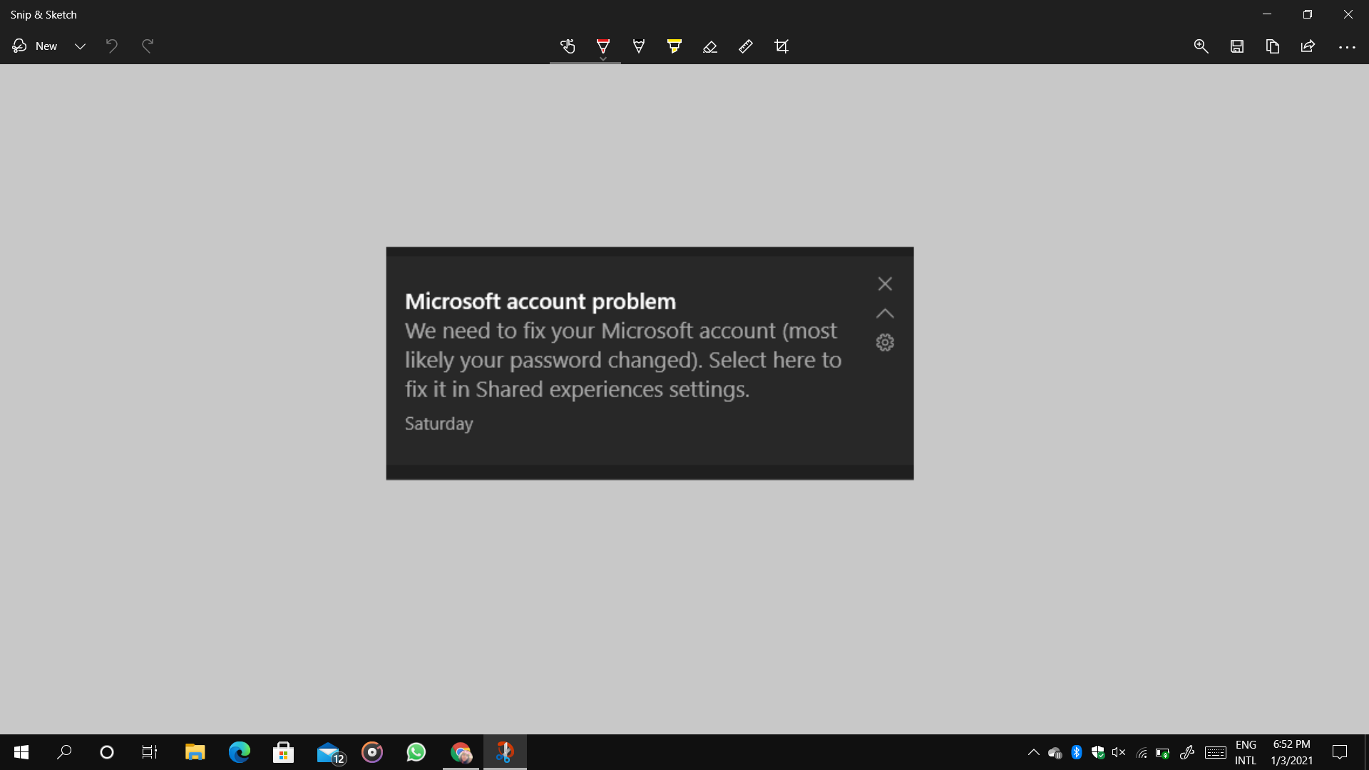 How to fix the warning - Microsoft account problem 65c097b5-cd73-49a7-999d-5409f4352fc8?upload=true.png