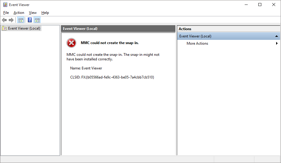Cannot open Event Viewer after KB4503327 update 663a63d8-341d-40e2-8086-56d8a505aba3.png