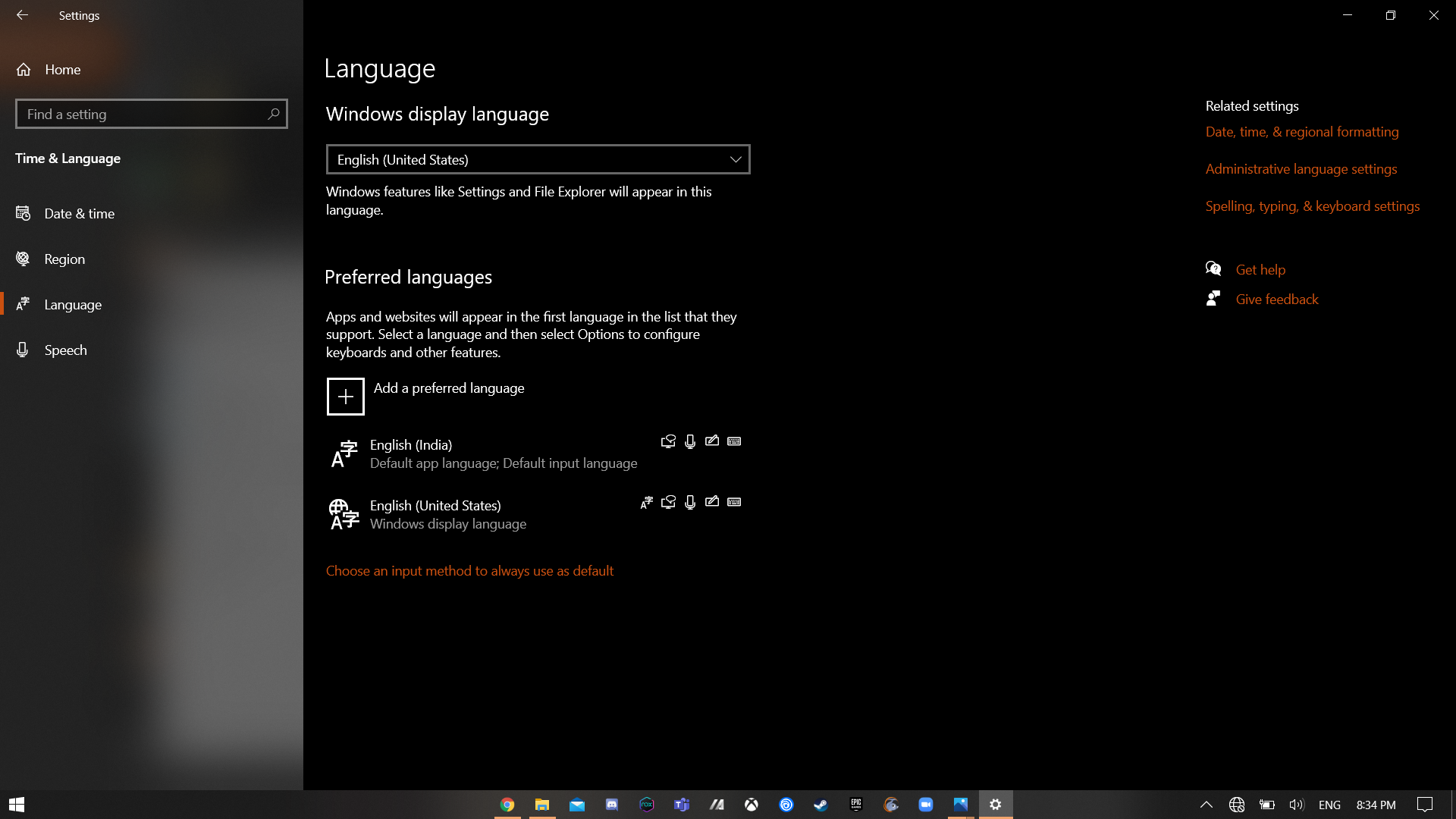 Few of my window 10 apps names are in Hindi and some are in English and I can't seem to... 66539f5e-0ad3-4f15-bdd1-2256bd8b92d0?upload=true.png