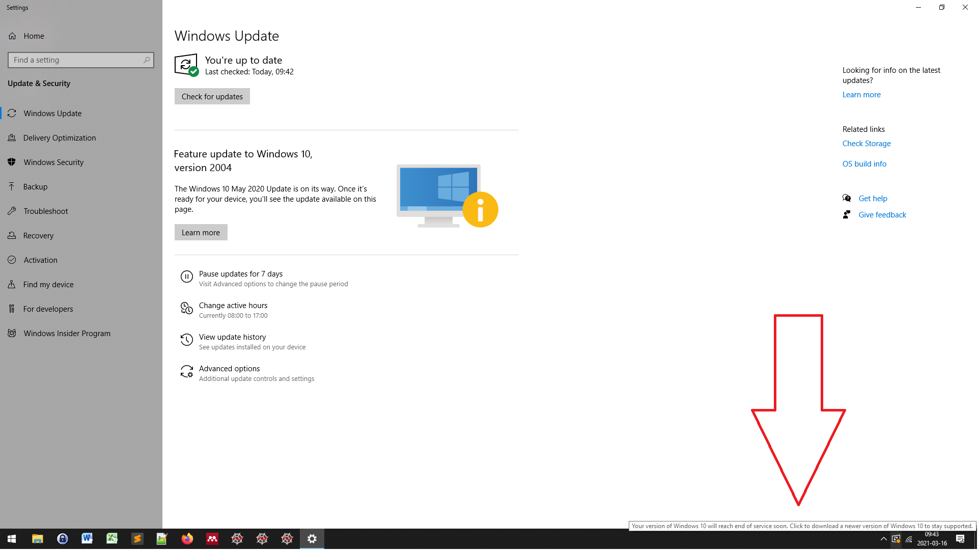 Windows 10 reaching end of service, but no newer version available through Windows Update 665f32e0-5b9d-432d-87c7-ba5237c0fb62?upload=true.png