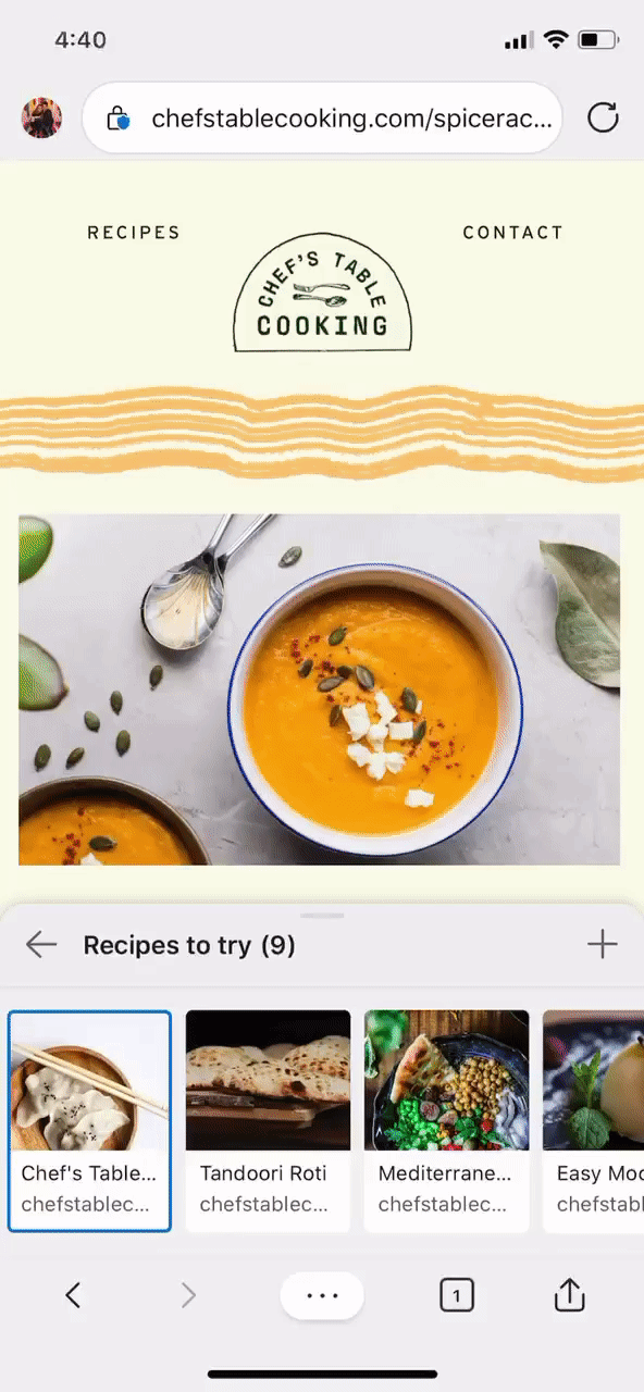 Collections now available on Microsoft Edge mobile app iOS and Android 667dabc07da149834aca0e1c85558bf8.gif