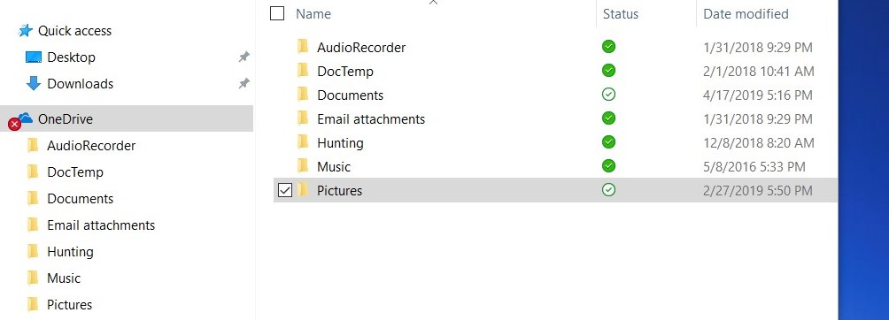 Red X on OneDrive IN File Explorer, but nothing seems wrong, how do I make it go away? 66e0c58f-b9fe-4ead-854b-cff7506e7bcd?upload=true.jpg