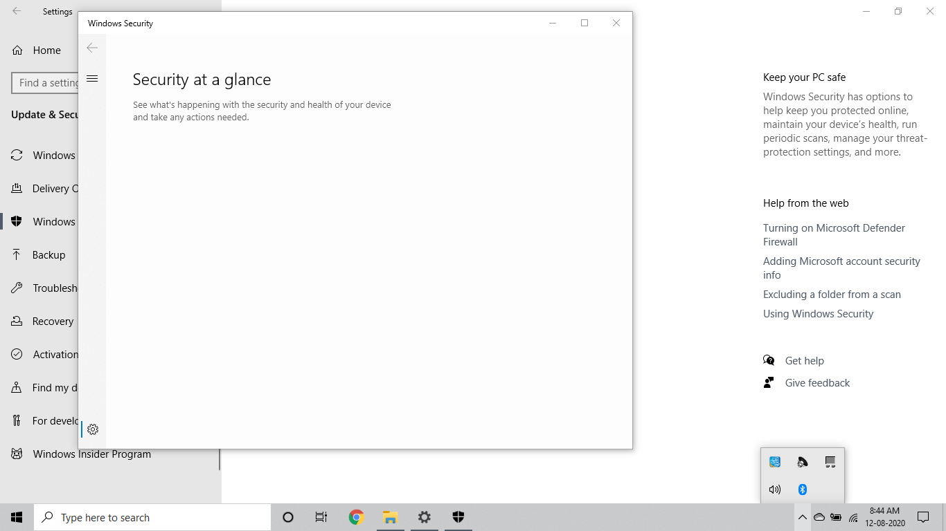 Windows Defender Missing after Windows 10 OS update version 2004 6719b2cc-4d39-401c-9dc8-4a8841c8bf43?upload=true.png
