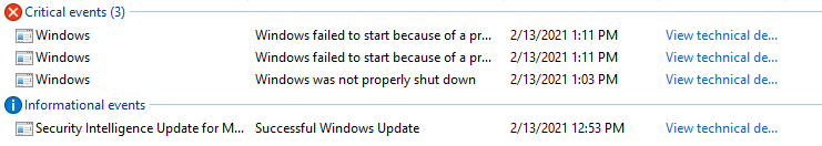Computer randomly black screen and audio stuttering for a bit before restarting. 6753fae2-fb2c-4645-9378-ad5999f595bd?upload=true.png