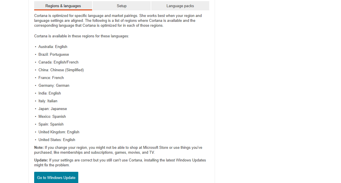 Cortana supported language having No Hindi. 676d8477-dc05-421e-8424-6c80b31da17b?upload=true.png