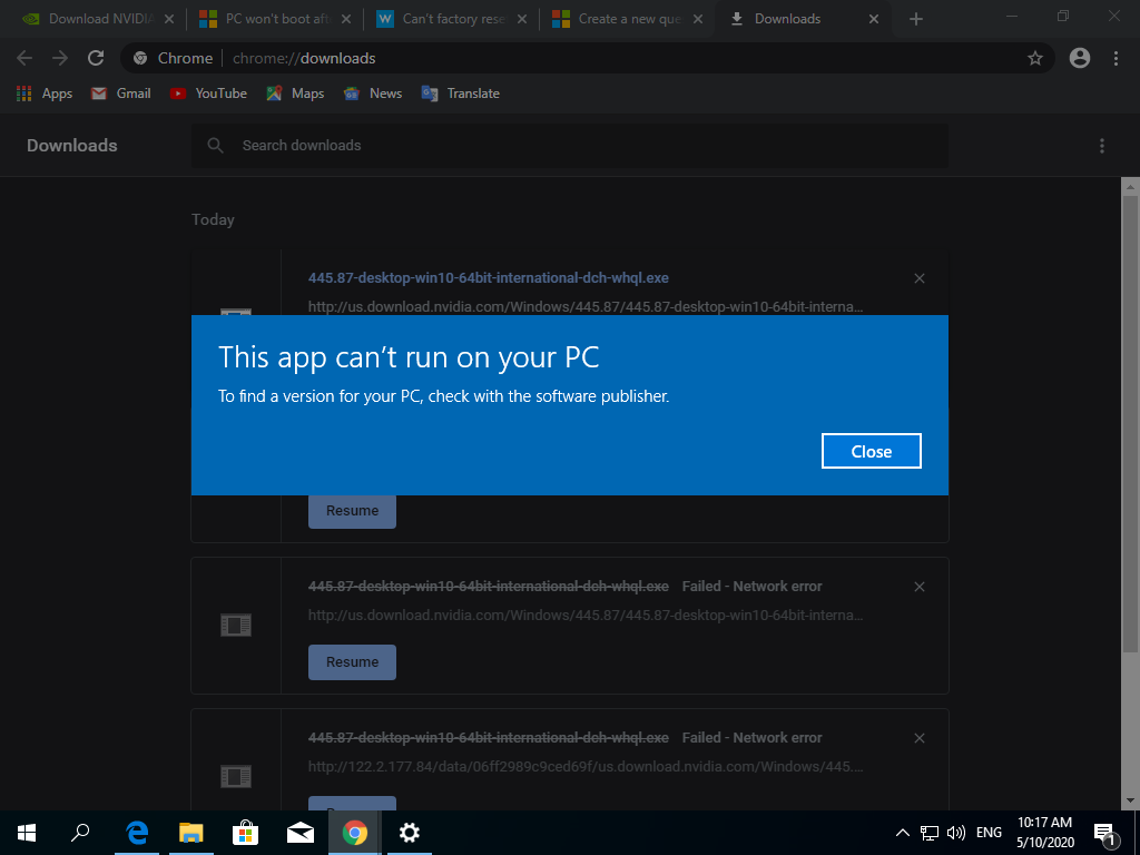 The windows update wont start after hard reset, even the external drivers like graphics... 67a1e4a4-c74b-405b-bcef-5dc073d87e09?upload=true.png