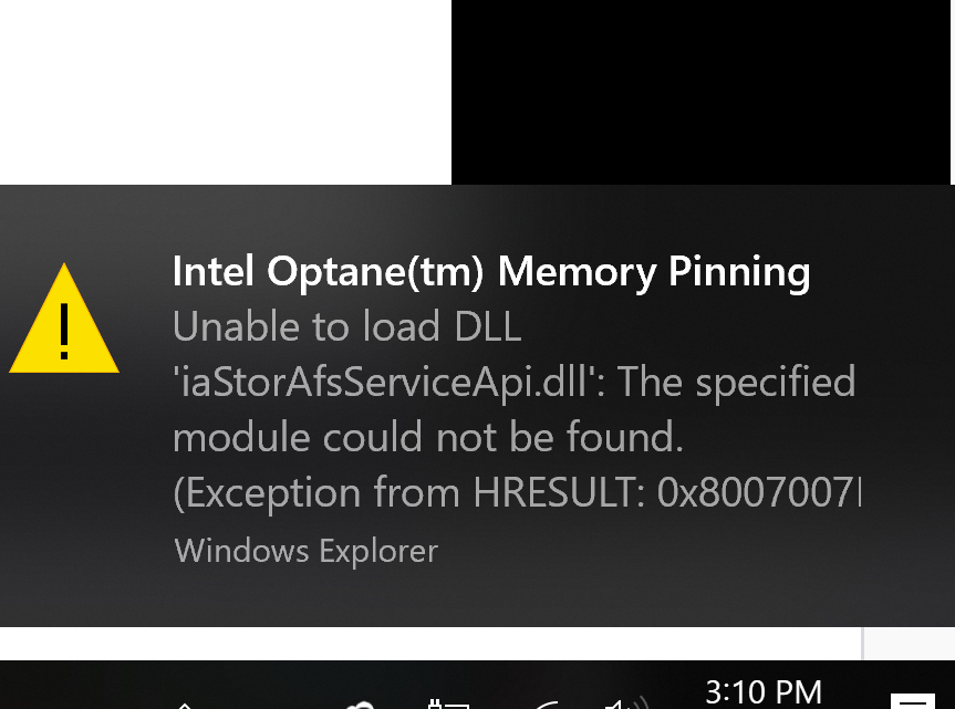 Intel Optane Error, Can't Uninstall 685a081b-2694-4385-8ac1-e13fdbc861a6?upload=true.png