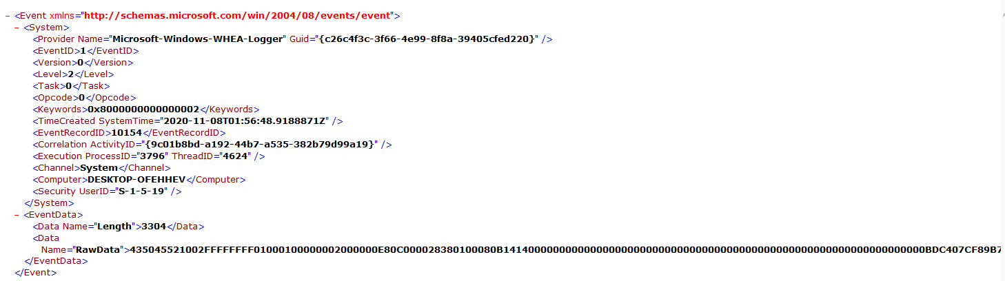 Please Help - A fatal hardware error has occurred. A record describing the condition is... 68adbec8-e5b0-4919-9efc-9662970efa5a?upload=true.png