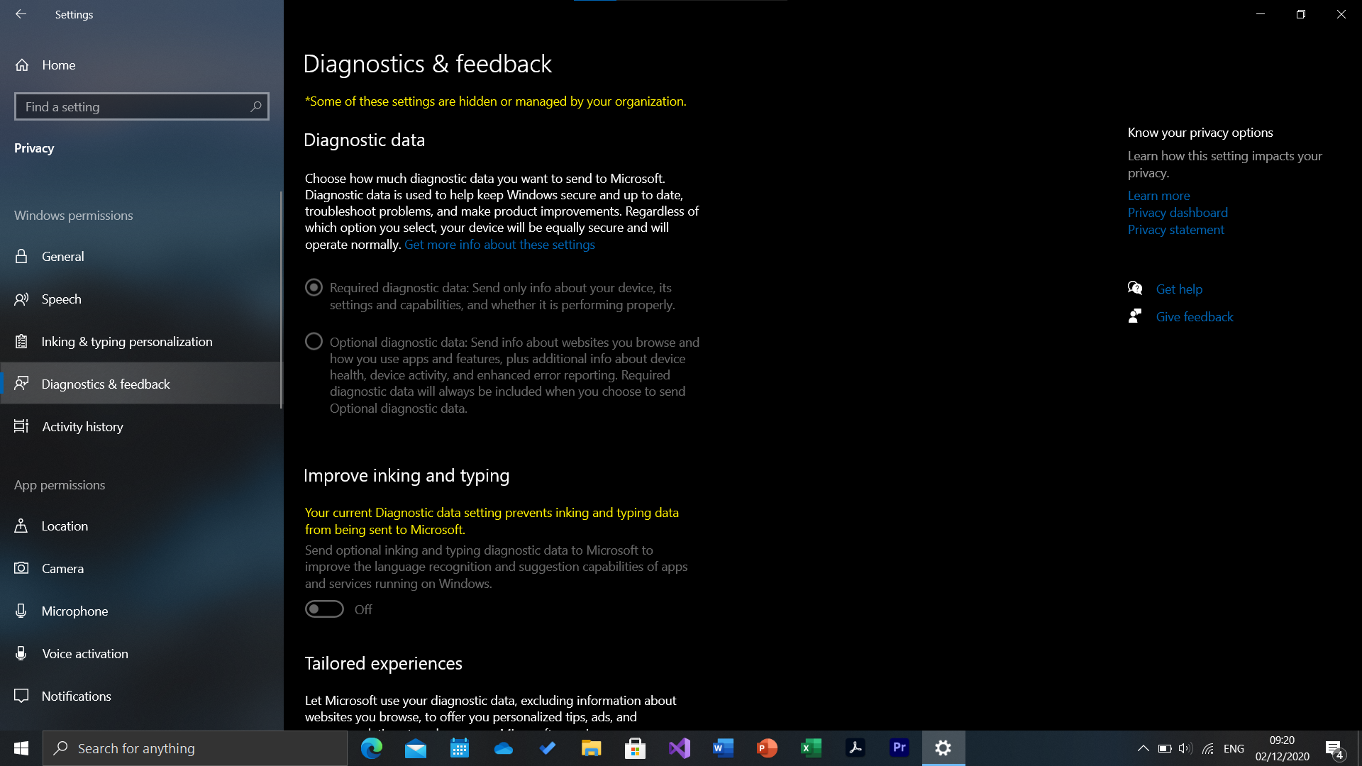 My own Windows PC isn't allowing me to change settings, running home edition. 68baf0d3-da01-4354-b56a-9ad76399a0d2?upload=true.png