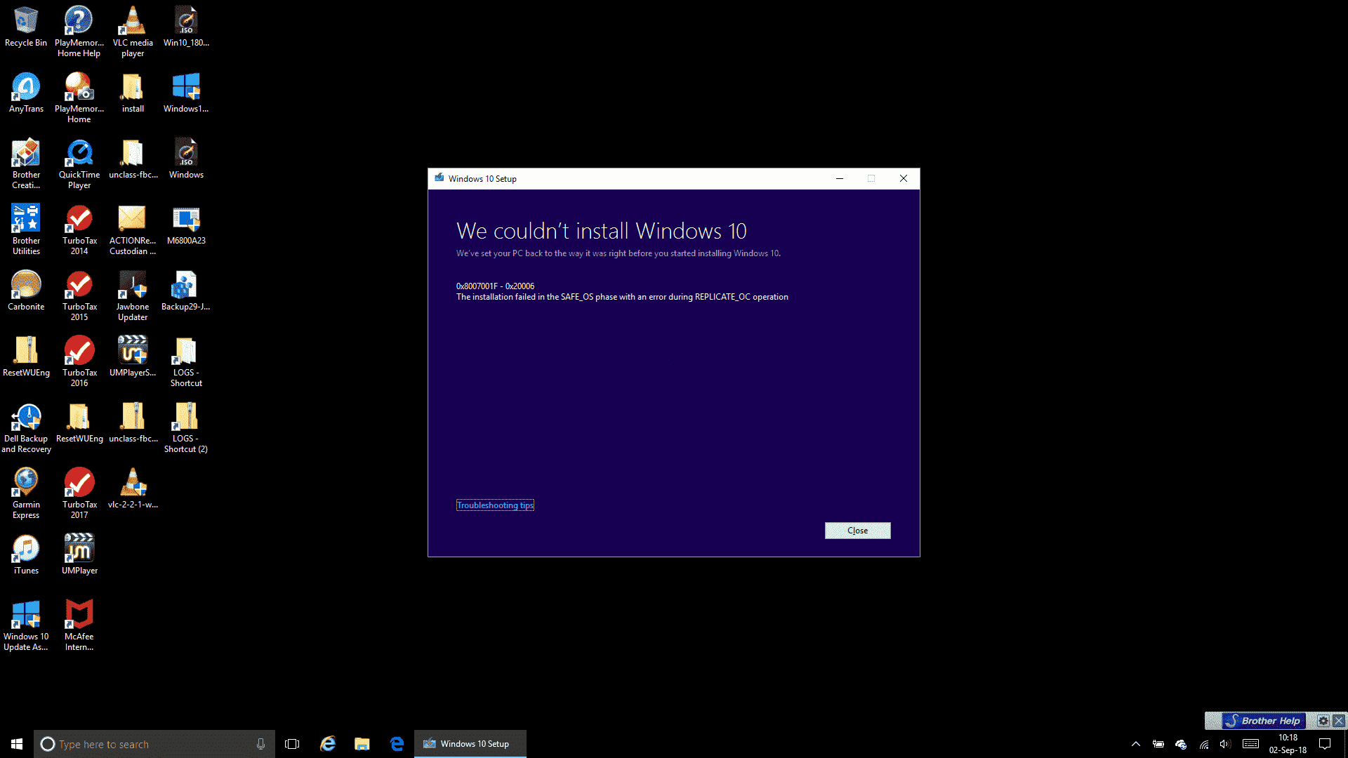 Error Message when Upgrading Windows 10 from 1607 to 1803 68bd7900-e6d7-4a5e-bca8-2e66dfc659d5?upload=true.png