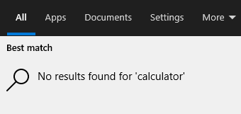 Windows 10 20175.1000 Start menu search not showing correct results 68c75d5b-625a-4882-a94f-fc3cebd8161b?upload=true.png
