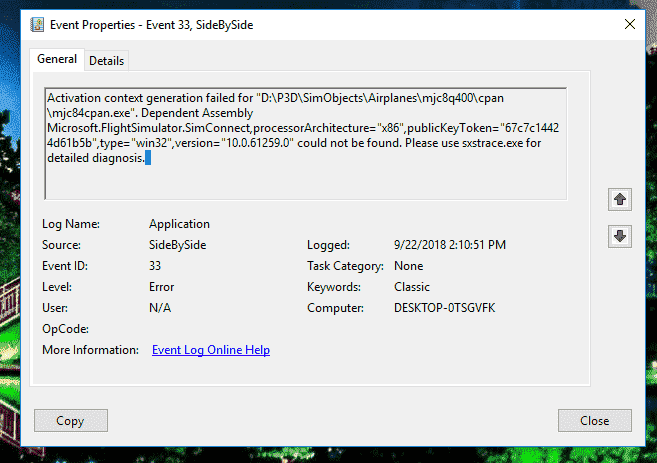 application failed to start because the side by side configuration is incorrect (windows 10) 68cbf2b8-4a3d-4731-8c2a-5e67830a544c?upload=true.png