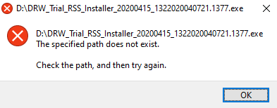 Administrator programs will not open because I changed installation directory to a virtual... 69523391-fd21-4d73-950d-f4c986dfce61?upload=true.png