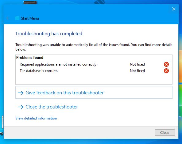 Start menu issues 69596d3b-2073-421b-9ede-54b98978f9cf?upload=true.jpg